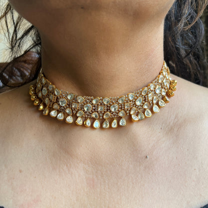 Ziya Chand Polki Choker Set