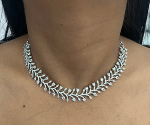 Zavya Designer American Diamond Necklace