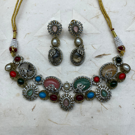 Rangrez Multicolour Stone Set
