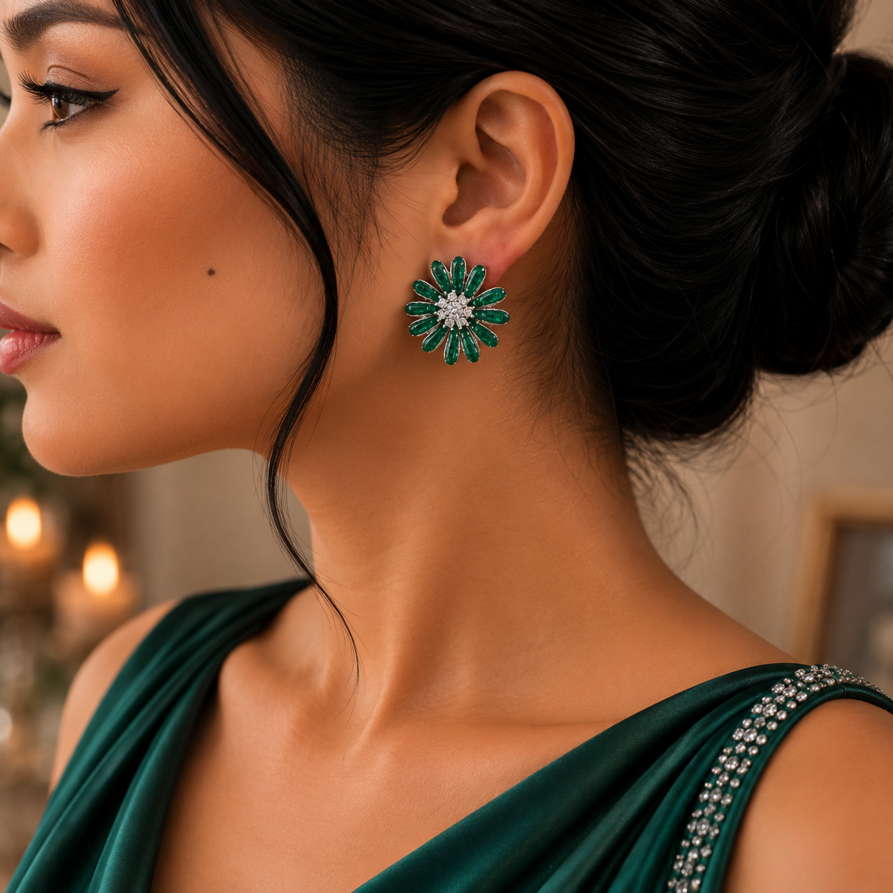 Blooming Petal Stud Earrings