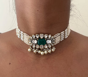 Moissanite Polki Doublet Chic Set
