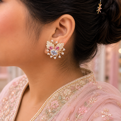 Pastel Flutter Stud Earrings