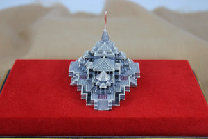 Exclusive Ram Mandi Silver Idol With Zirconia in 92.5% Silver SaumyasSilver