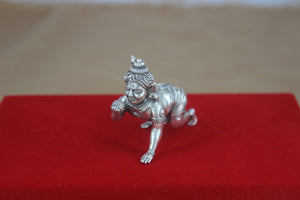 3D Laddu Gopal in 92.5% Silver SaumyasSilver