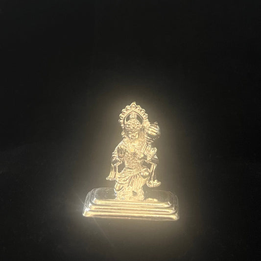 Silver Hanuman Ji Soild, Portable Murti!