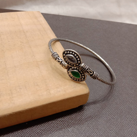 Unique Oval Cute Stone Flex Kada Bracelet!