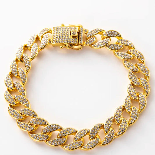 Gold Plated Hip Hop Bracelet!